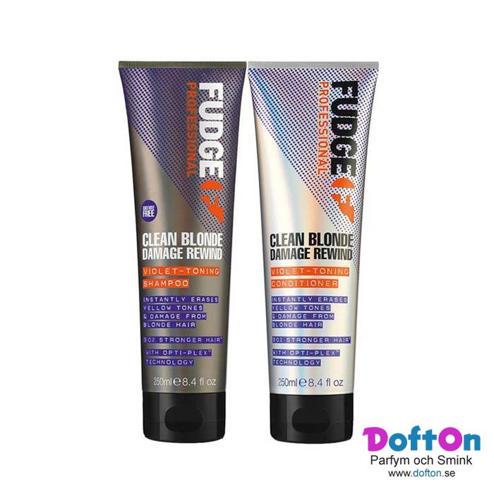 Fudge Clean Blonde Damage Rewind DUO Shampoo 250ml + Conditioner 250ml