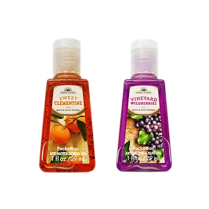 2-pack Bath & Body Works PocketBac Vineyard Wildberries + Sweet Clementine