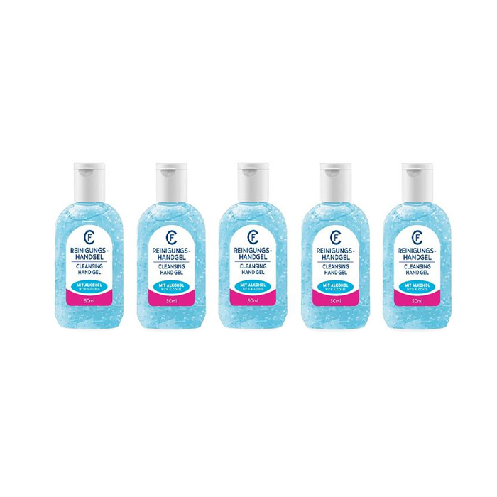 5-pack Cleansing Hand Gel With Alcohol 50ml