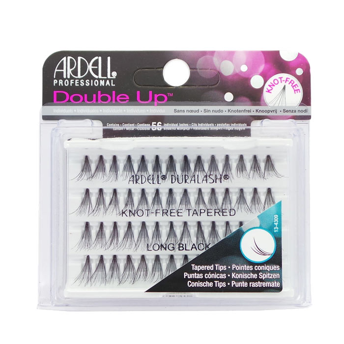 Ardell Double Up Individual Knot-Free Tapered Long Black