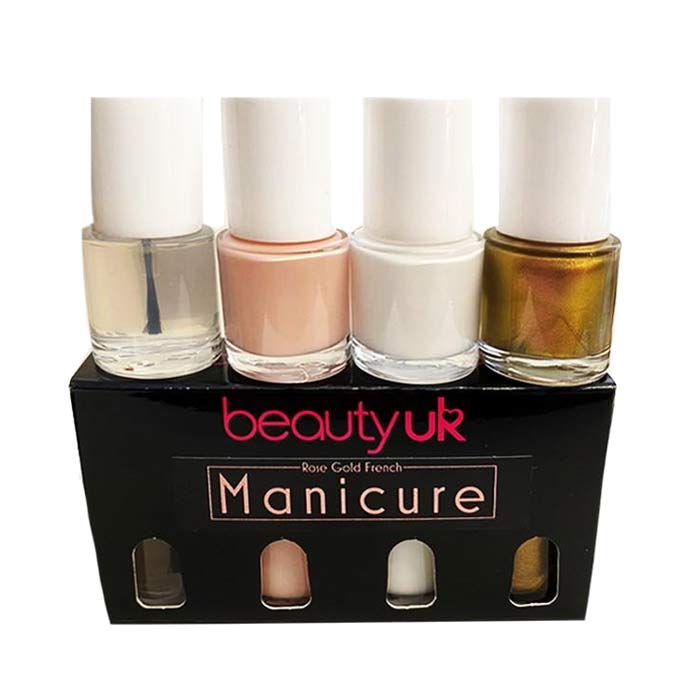 Swish Beauty UK Rose Gold French Manicure Set 4x9ml