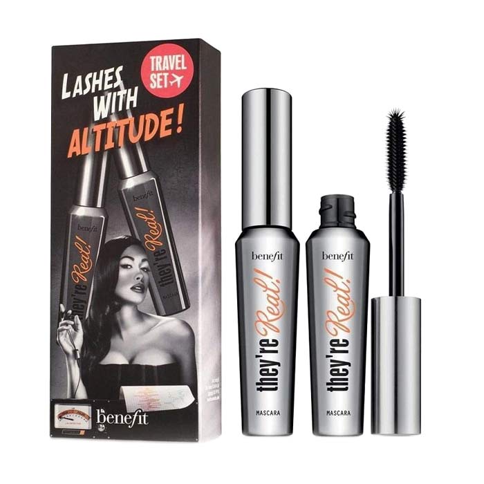 Benefit Duo Set: They`re Real! Mascara Jet Black 2×8,5g
