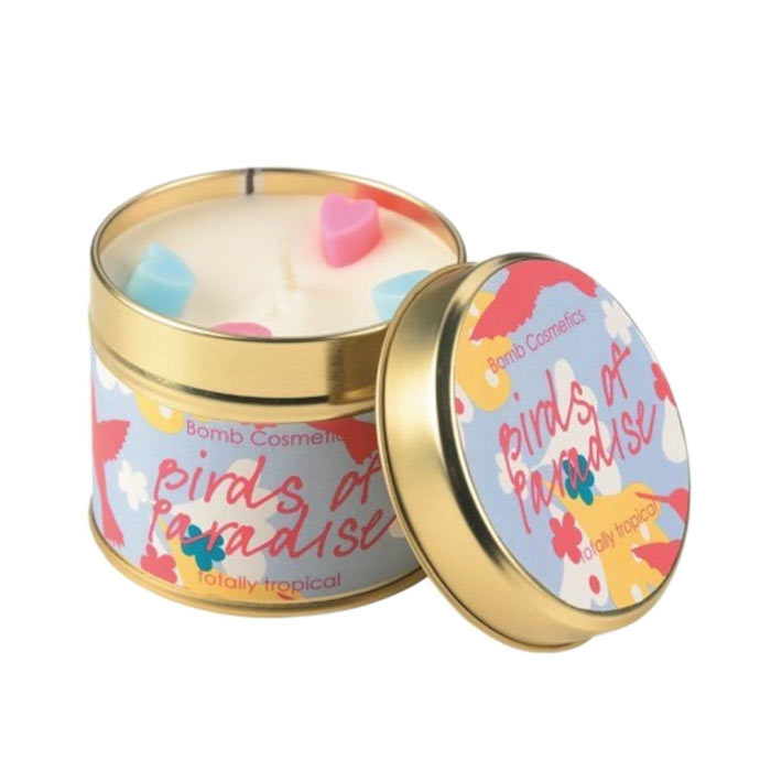 Bomb Cosmetics Tin Candle Birds of Paradise