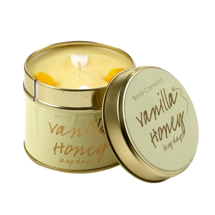 Bomb Cosmetics Tin Candle Vanilla Honey