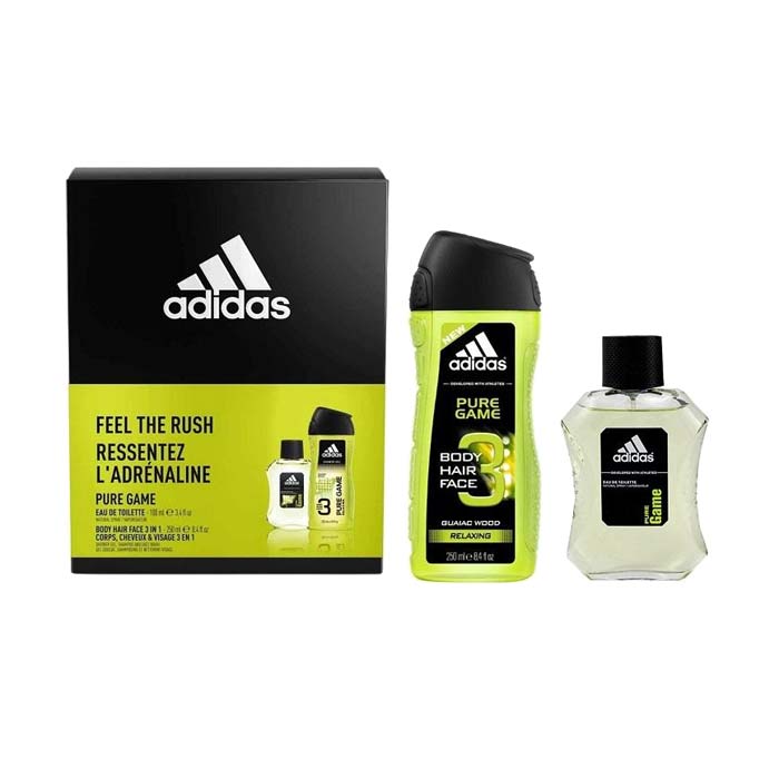 Swish Giftset Adidas Pure Game Duo Edt 100 ml + Shower Gel 250 ml