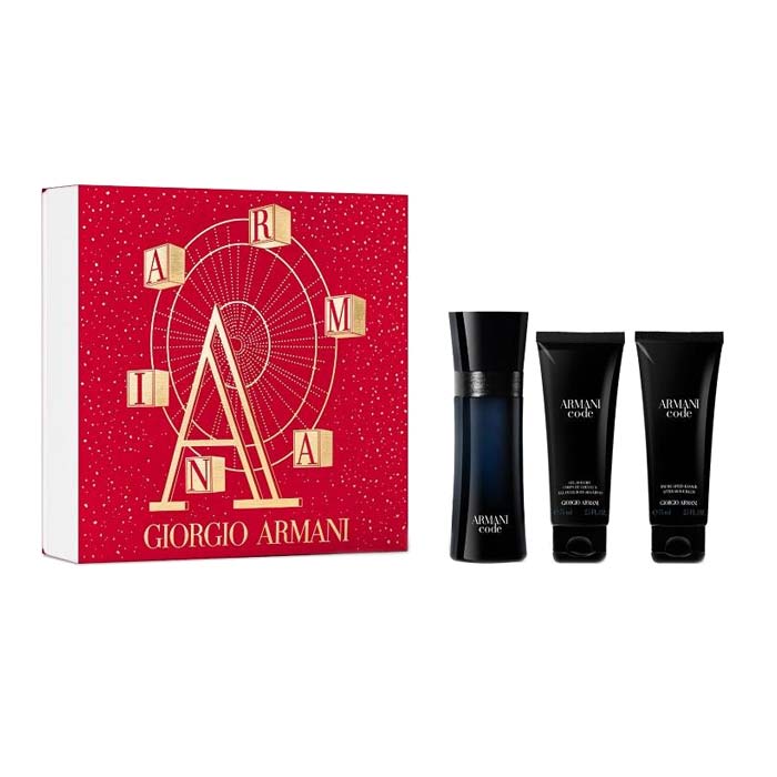 Swish Giftset Armani Code Pour Homme Edt 50ml + Douche Gel 75ml + Aftershave Balm 75ml