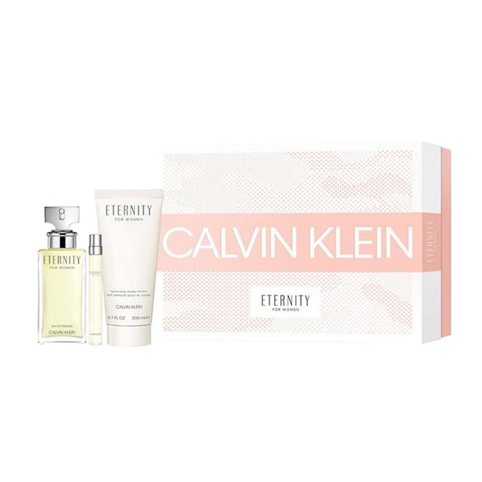 Swish Giftset Calvin Klein Eternity for Women Edp 100ml + Edp 10ml + Bodylotion 200ml