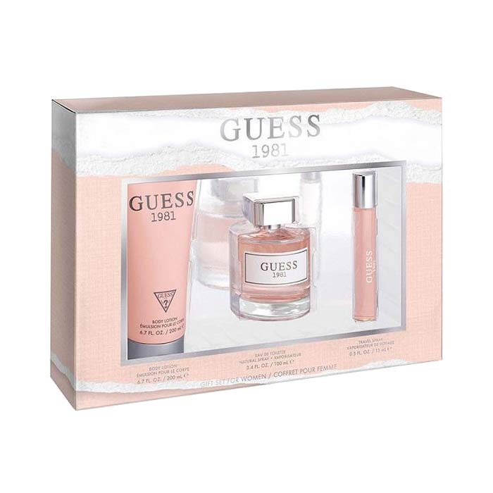 Giftset Guess 1981 Edt 100ml + Edt 15ml + Body Lotion 200ml