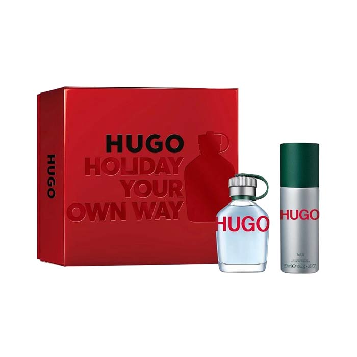 Swish Giftset Hugo Boss Hugo Man Edt 75ml + Deo Spray 150ml