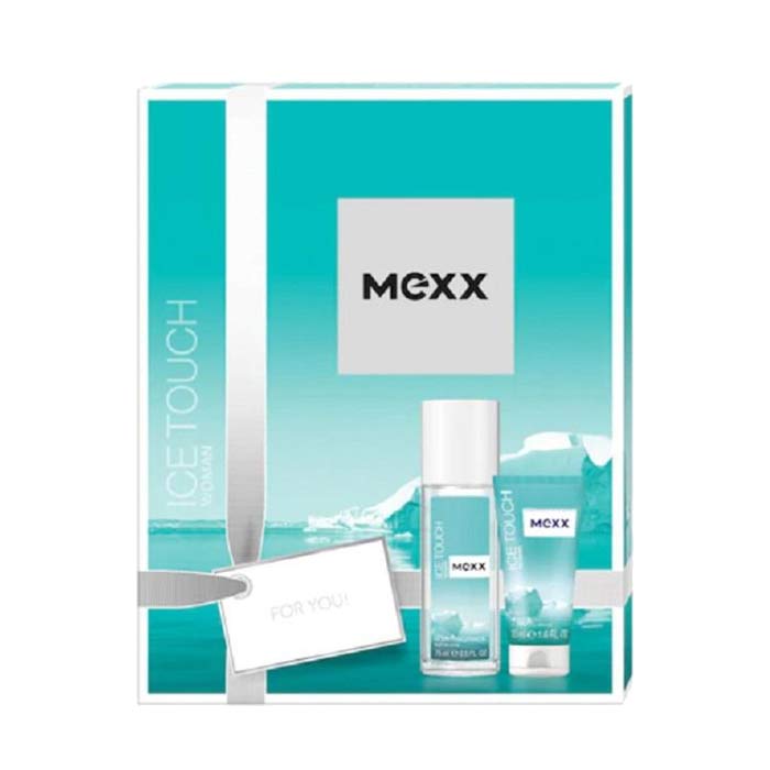 Swish Giftset Mexx Ice Touch Woman Body Fragrance 75ml + Shower Gel 50ml