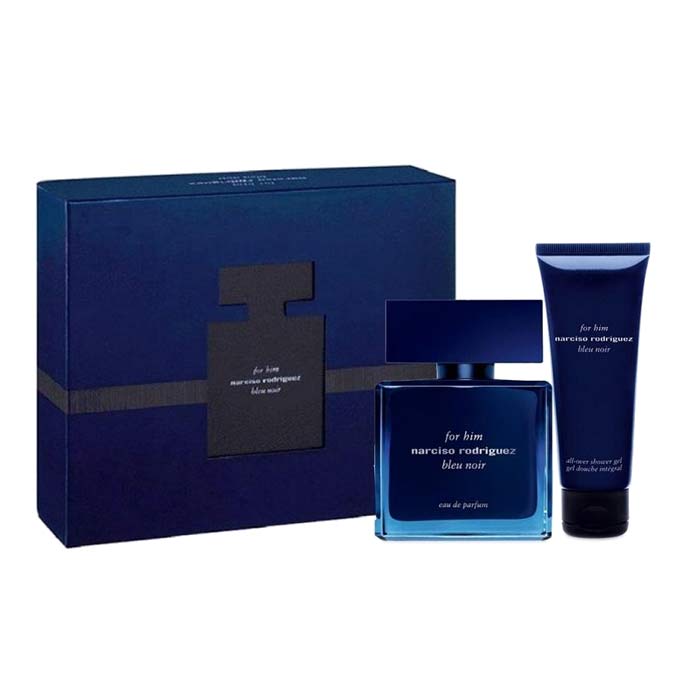 Giftset Narciso Rodriguez Bleu Noir for Him Edp 50ml + Shower Gel 75ml