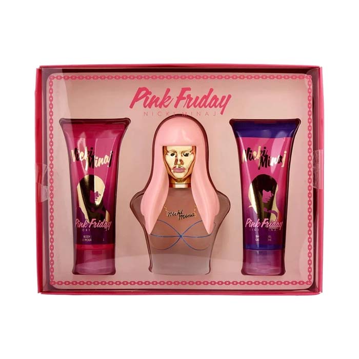 Swish Giftset Nicki Minaj Pink Friday Edp 100ml + Bodylotion 100ml + Shower Gel 100ml