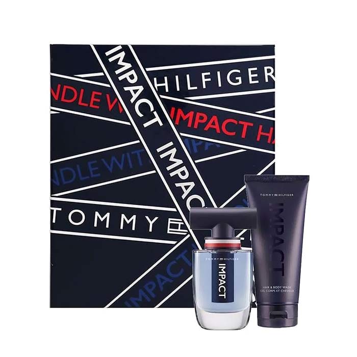 Swish Giftset Tommy Hilfiger Impact Edt 50ml + Hair And Body Wash 100ml