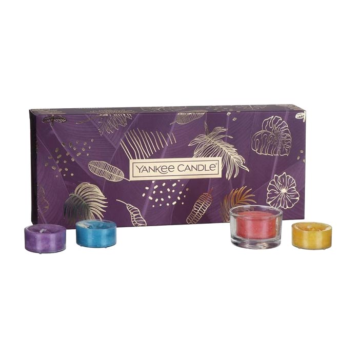Giftset Yankee Candle 10 Tea Lights and 1 Holder - The Last Paradise