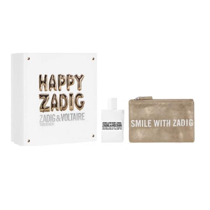 Giftset Zadig & Voltaire This Is Her Edp 50ml + Pouch