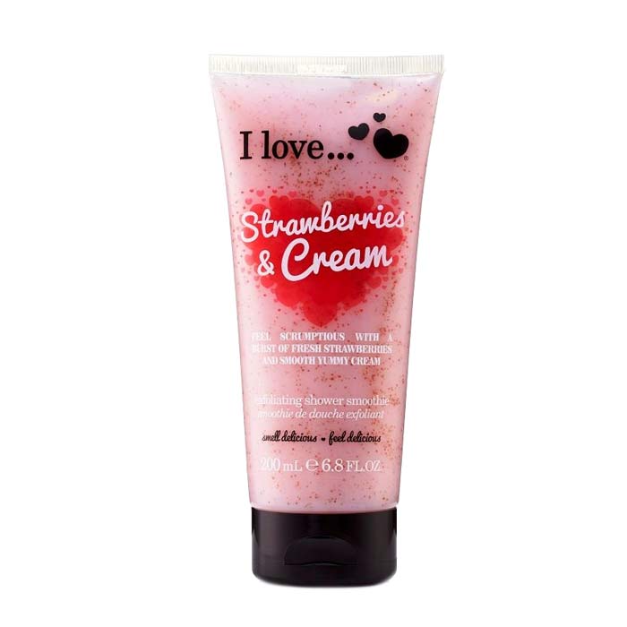 Swish I Love... Exfoliating Shower Smoothie Strawberries & Cream 200ml