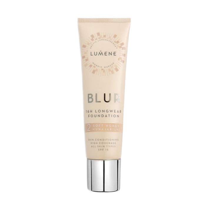 Lumene Blur 16h Longwear Foundation Spf15 Soft Honey 30ml