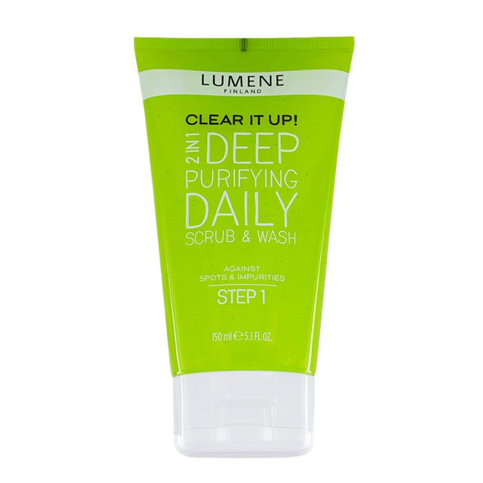 Lumene Clear It Up! 2in1 Deep Purifying Daily Scrub & Wash 150ml