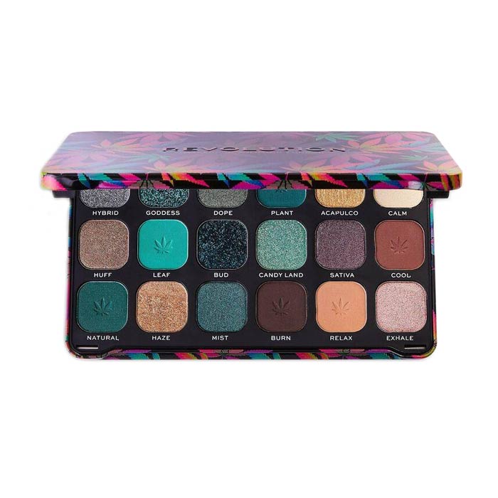 Makeup Revolution Forever Flawless Chilled with Cannabis Sativa Palette