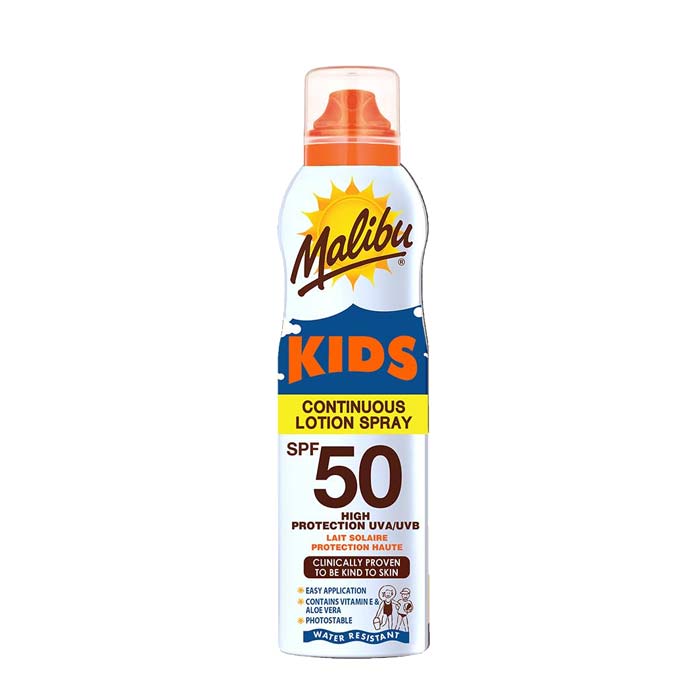 Swish Malibu Sun Kids Continuous Lotion Spray SPF50 175ml