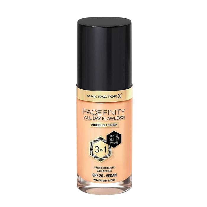 Max Factor Facefinity 3 In 1 Foundation 44 Warm Ivory