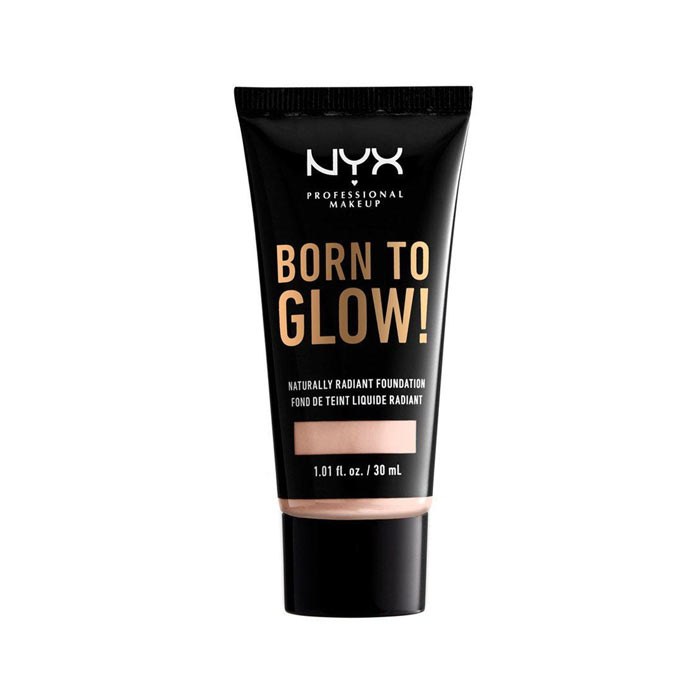 NYX Born To Glow Naturally Radiant Foundation 30ml - Light Porcelain