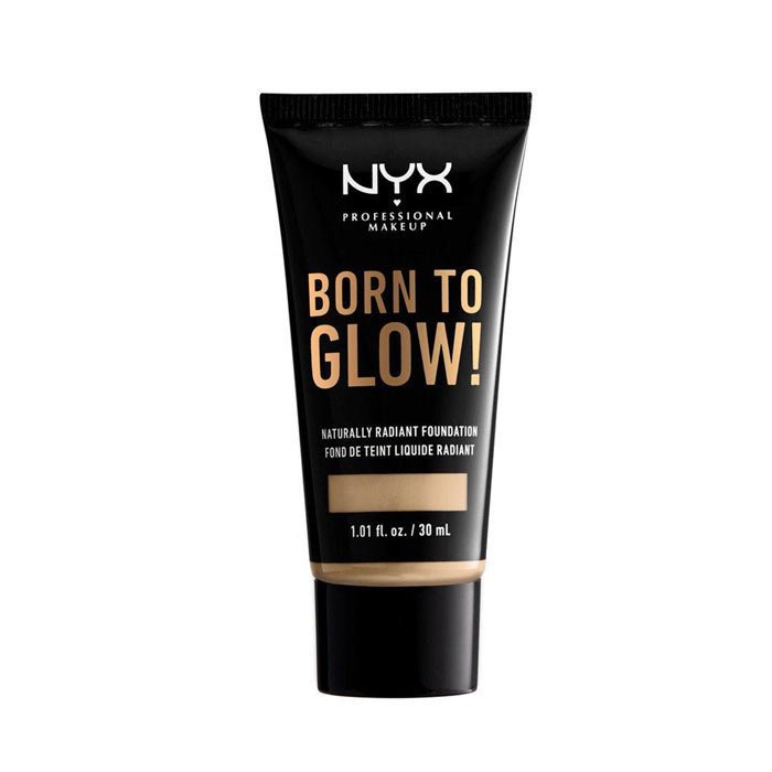 NYX Born To Glow Naturally Radiant Foundation 30ml - Nude