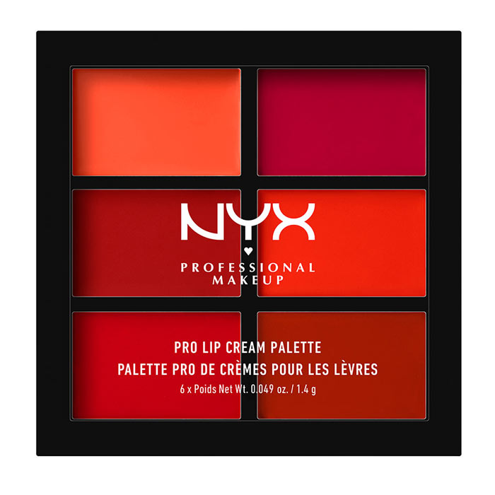 NYX PROF. MAKEUP Pro Lip Cream Palette - Reds