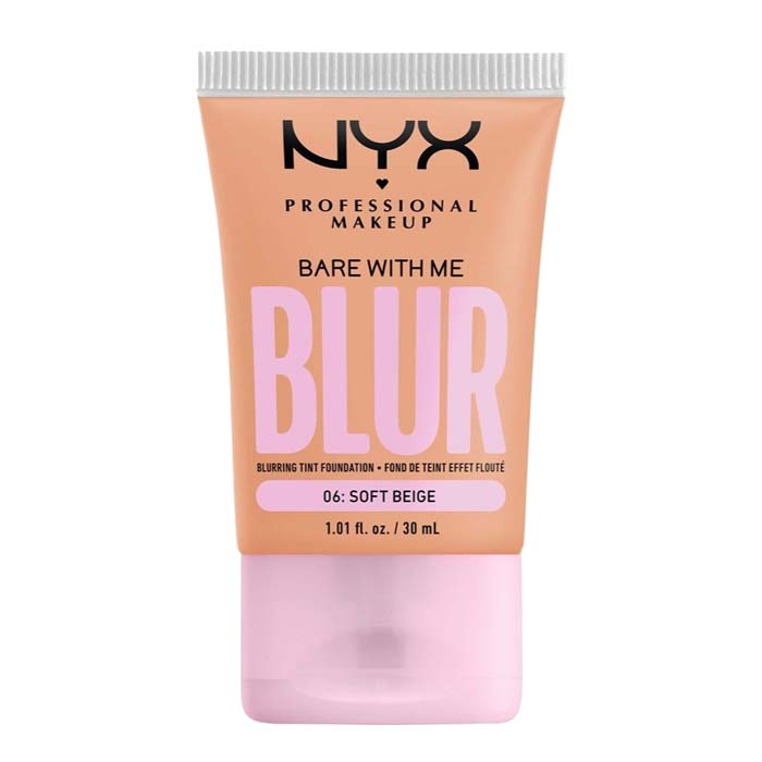 NYX PROF. MAKEUP Bare With Me Blur Tint Foundation 30ml 06 Soft Beige