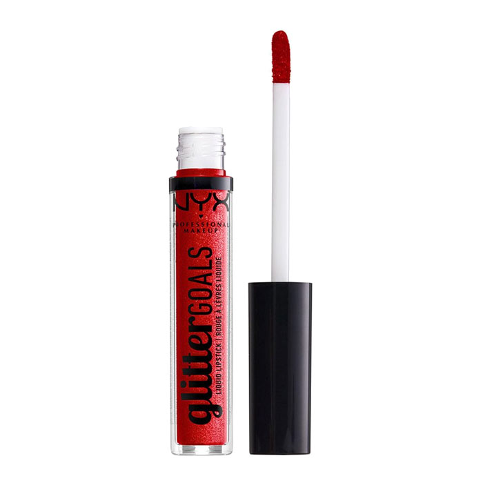 NYX PROF. MAKEUP Glitter Goals Liquid Lipstick - Cherry Quartz