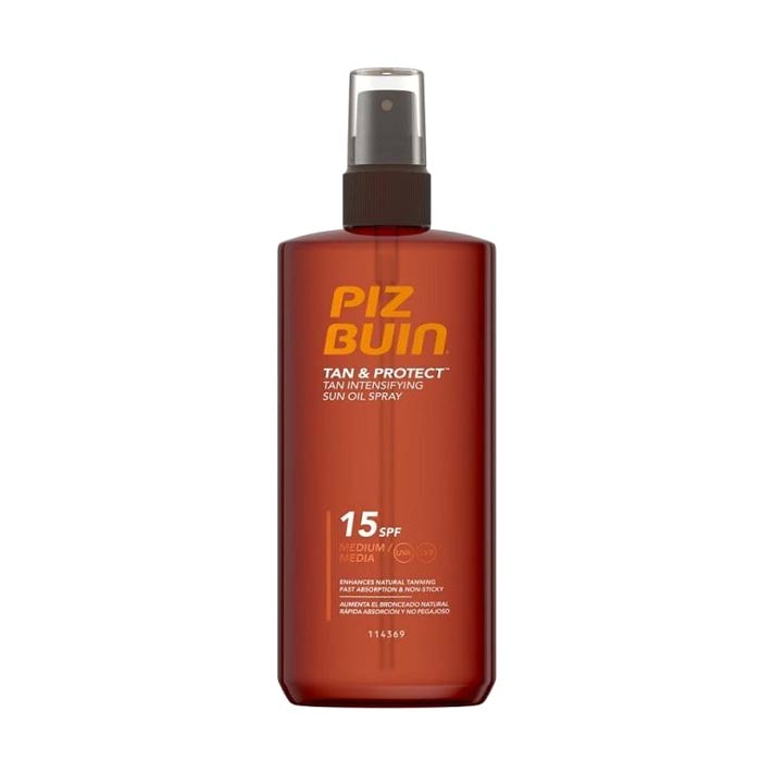 Piz Buin Tan & Protect Tan Intensifying Sun oil Spray SPF15 150ml