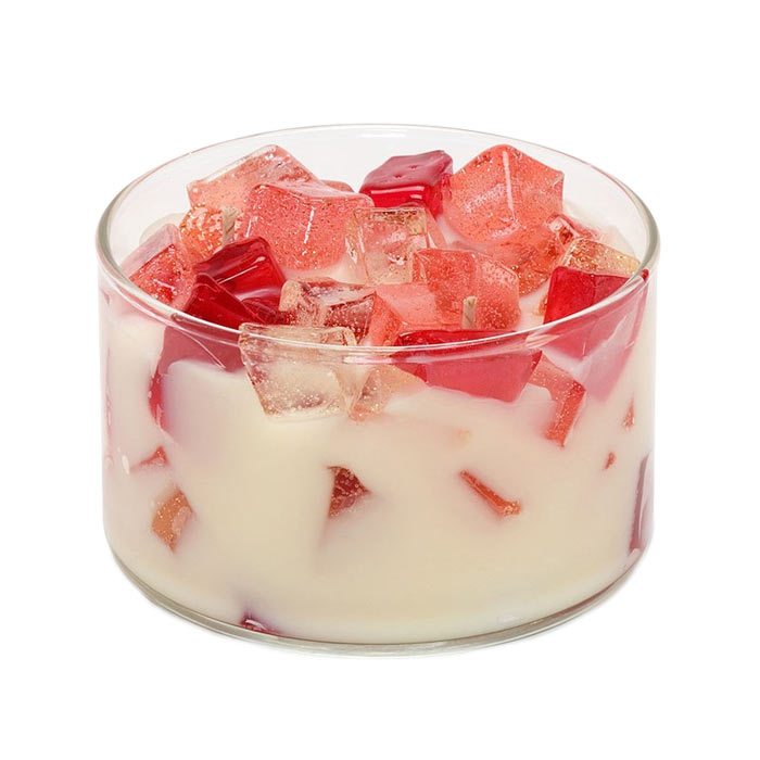 Primal Elements 2-Wick Color Bowl Candle Cherry Vanilla