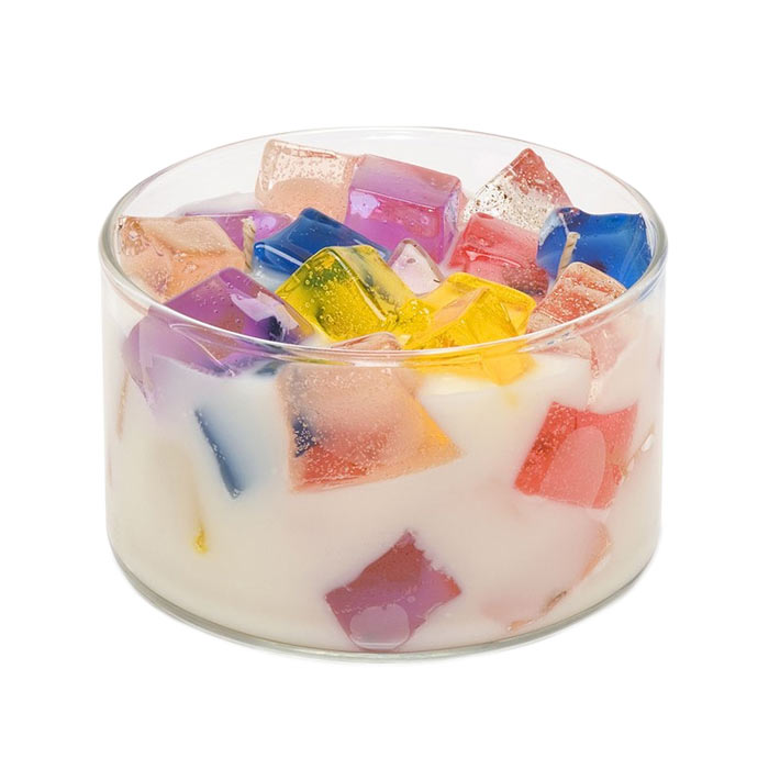Primal Elements 2-Wick Color Bowl Candle Cupcake