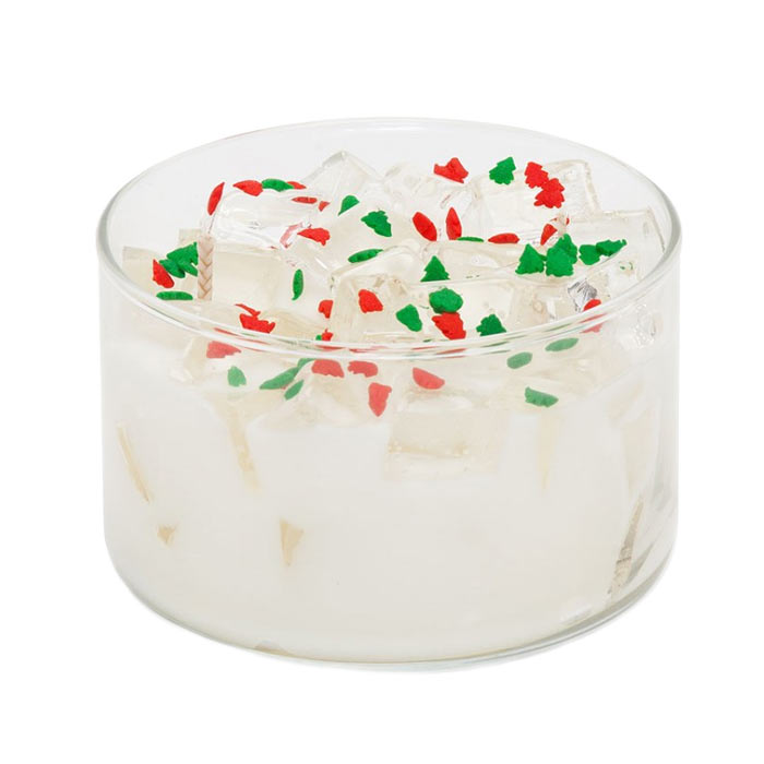 Primal Elements 2-Wick Color Bowl Candle Santa s Cookies