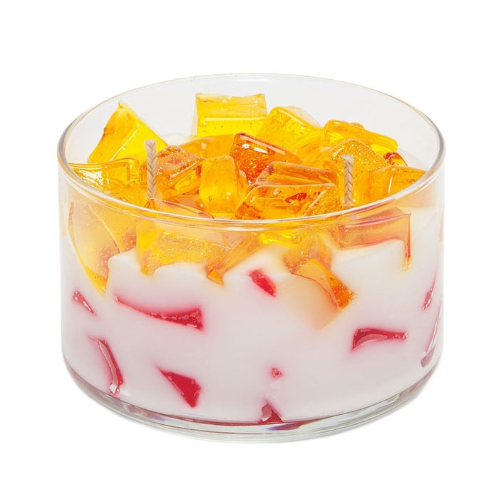 Primal Elements 2-Wick Color Bowl Candle Sunrise Sunset