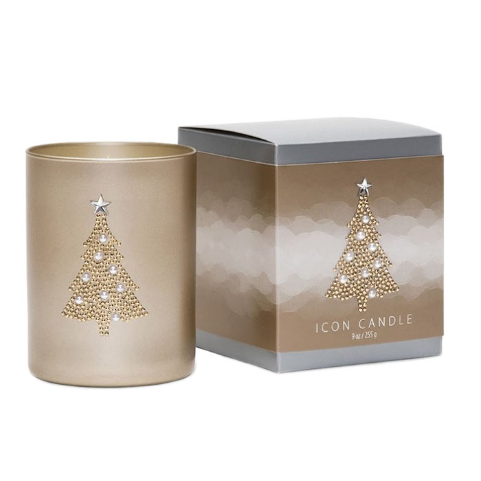 Primal Elements Icon Candle Christmas Tree Vintage