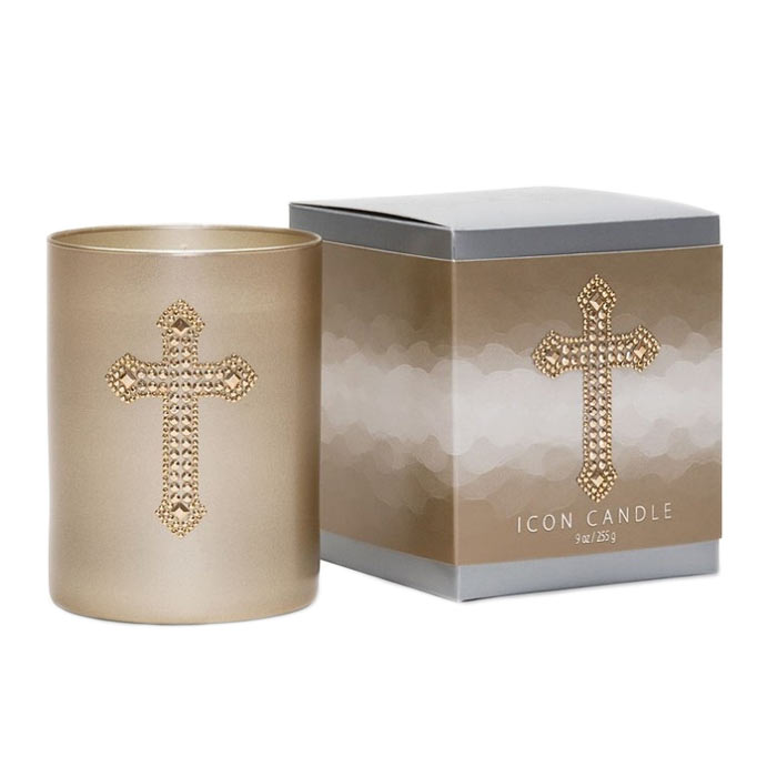 Primal Elements Icon Candle Cross Vintage
