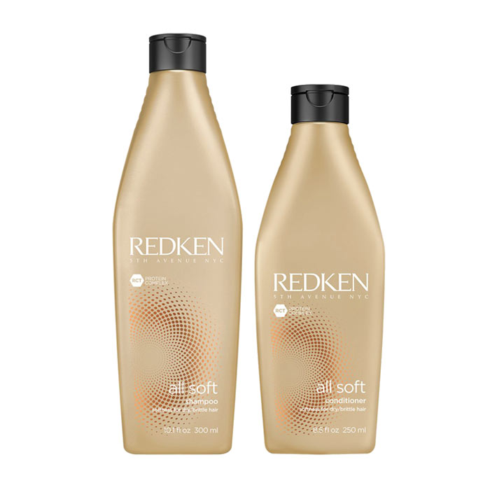 Redken All Soft Shampoo 300ml + Conditioner 250ml