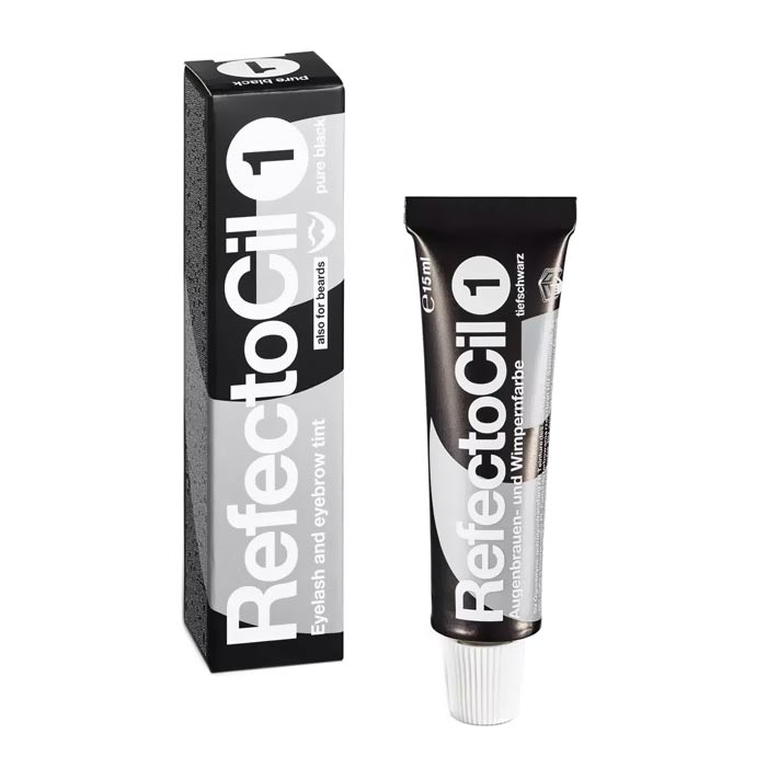RefectoCil Eyelash and Eyebrow Tint Pure Black No. 1 - 15ml
