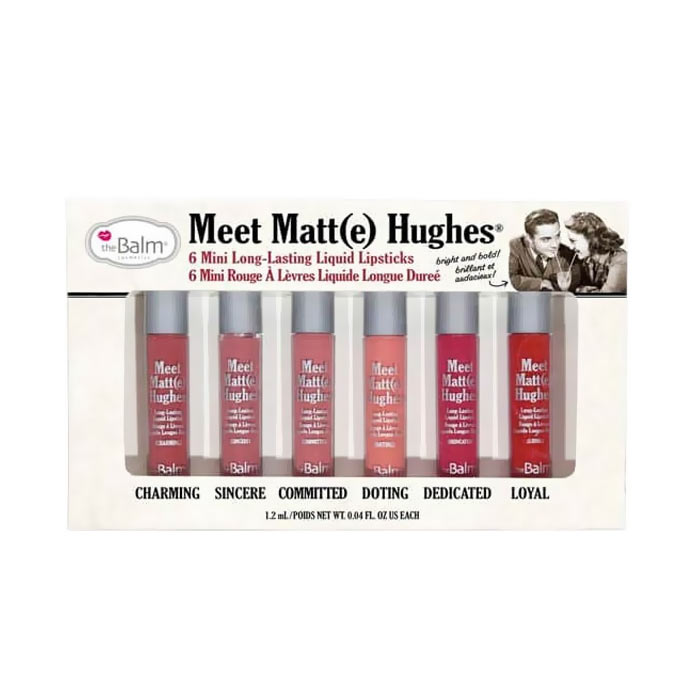 theBalm Meet Matt(e) Huges 6 Mini Liquid Lipsticks