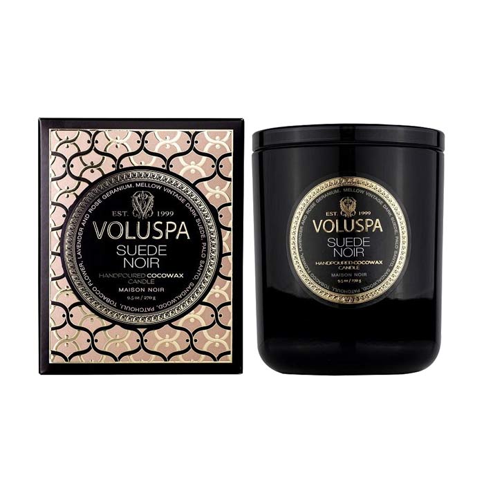 Voluspa Classic Candle Suede Noir 269g