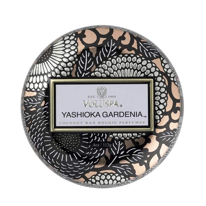 Voluspa Decorative Tin Candle Yashioka Gardenia 113g