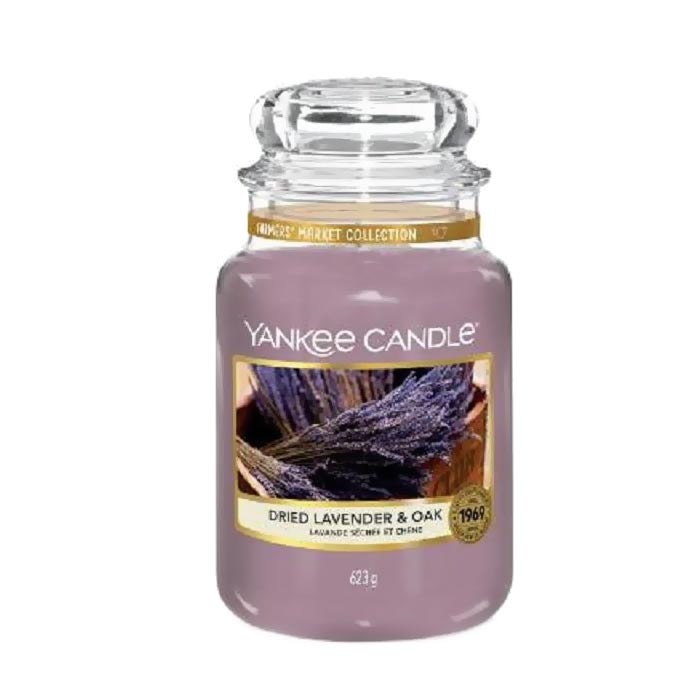 Yankee Candle Classic Large Jar Dried Lavender & Oak 623g
