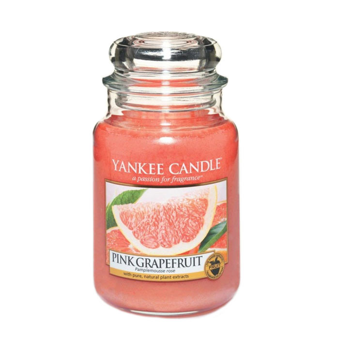 Yankee Candle Classic Large Jar Pink Grapefruit Candle 623g