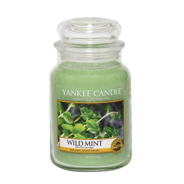 Yankee Candle Classic Large Jar Wild Mint Candle 623g