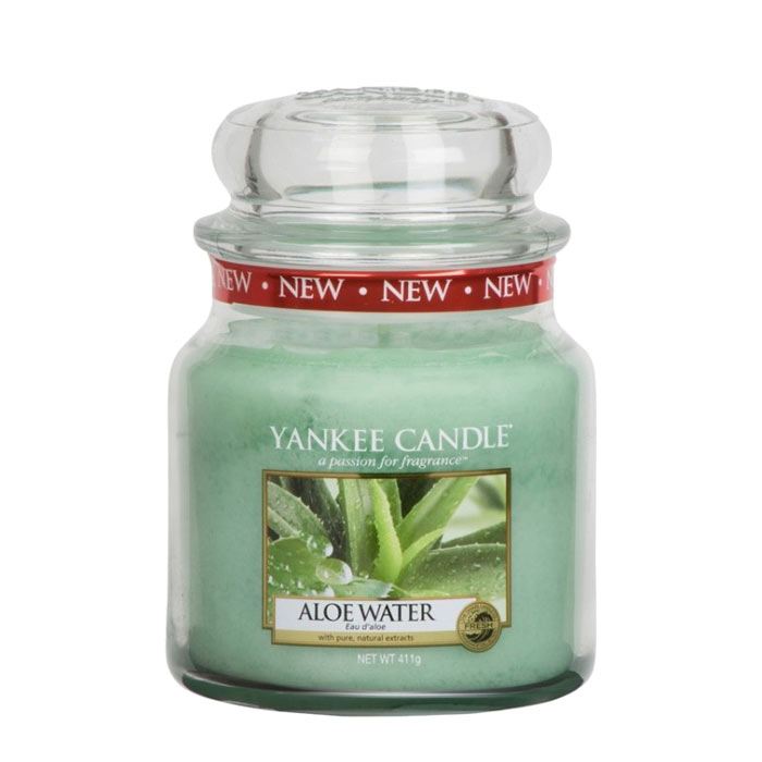 Yankee Candle Classic Medium Jar Aloe Water Candle 411g