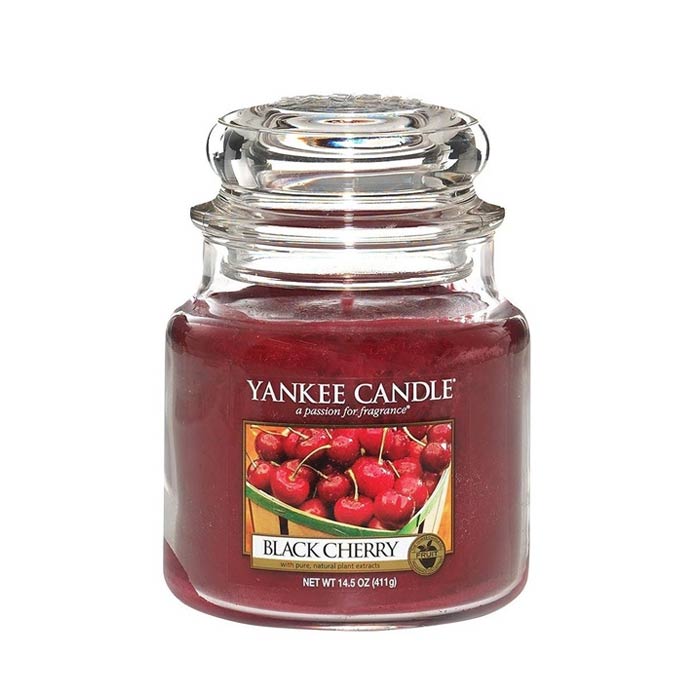 Yankee Candle Classic Medium Jar Black Cherry 411g