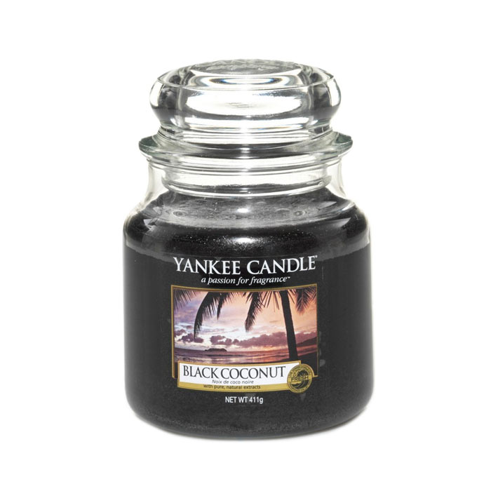 Yankee Candle Classic Medium Jar Black Coconut Candle 411g