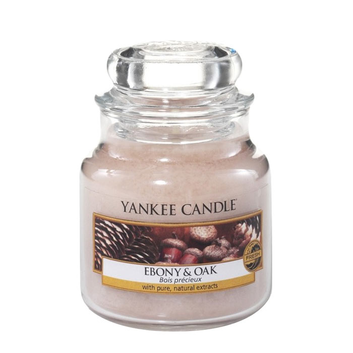 Yankee Candle Classic Medium Jar Ebony & Oak Candle 411g