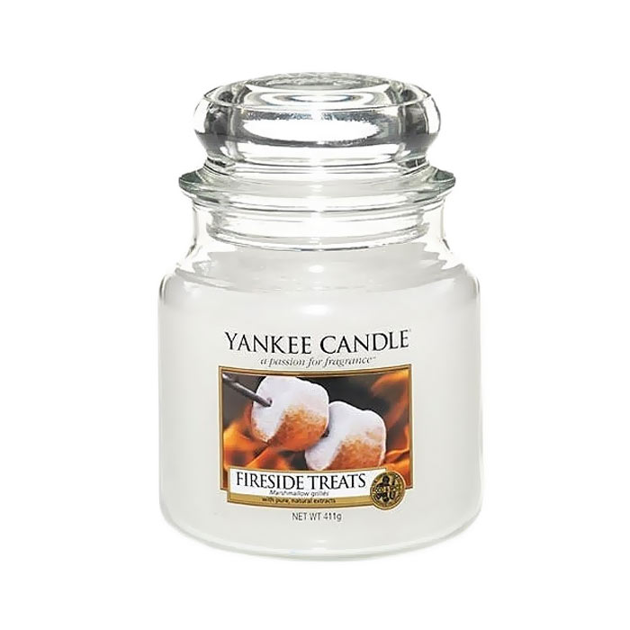 Yankee Candle Classic Medium Jar Fireside Treats Candle 411g